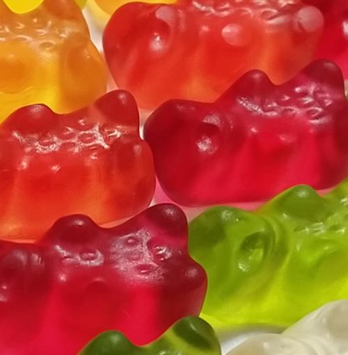 Gekleurde gummybeertjes