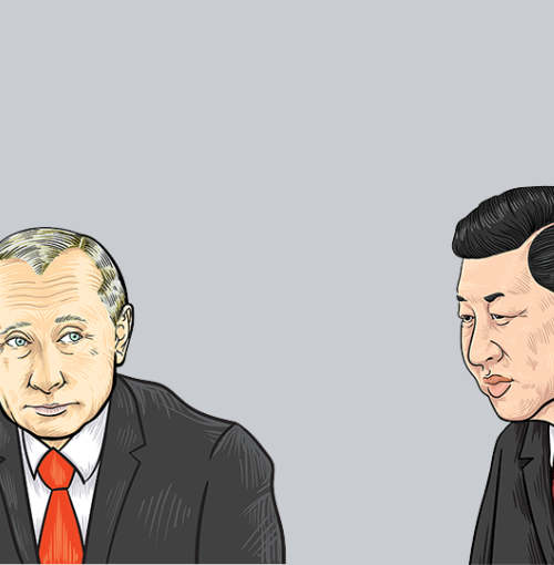 Vlamdimir Poetin en Xi Jinping