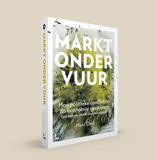cover boek 'Markt onder vuur' van Hans Diels