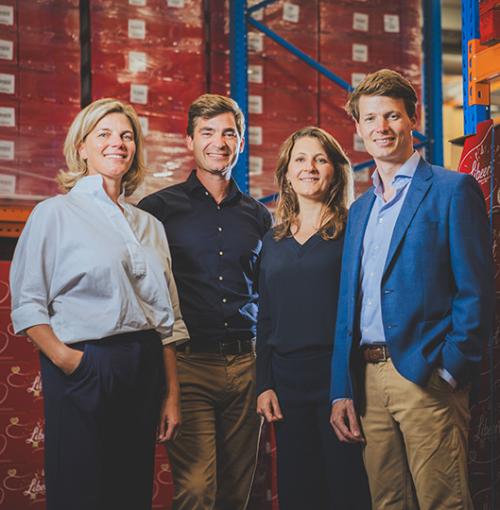 Désirée, Jerome, Lily en Georges Libeert