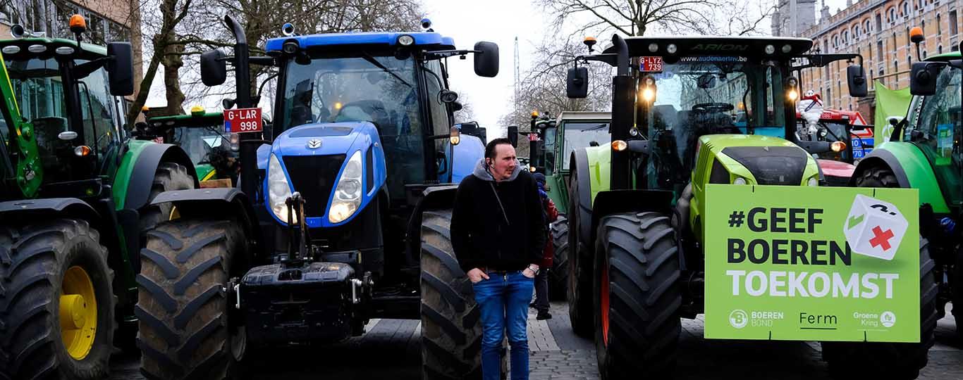 Boerenprotest in Brussel