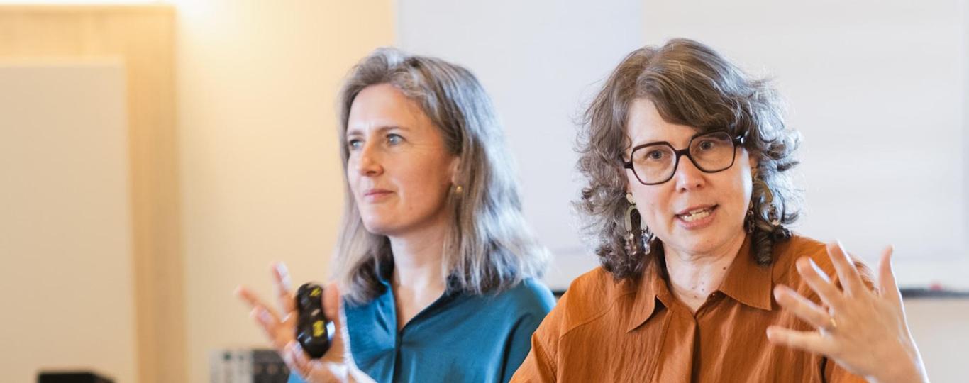 Sara Leysen en Dorothy Mingneau