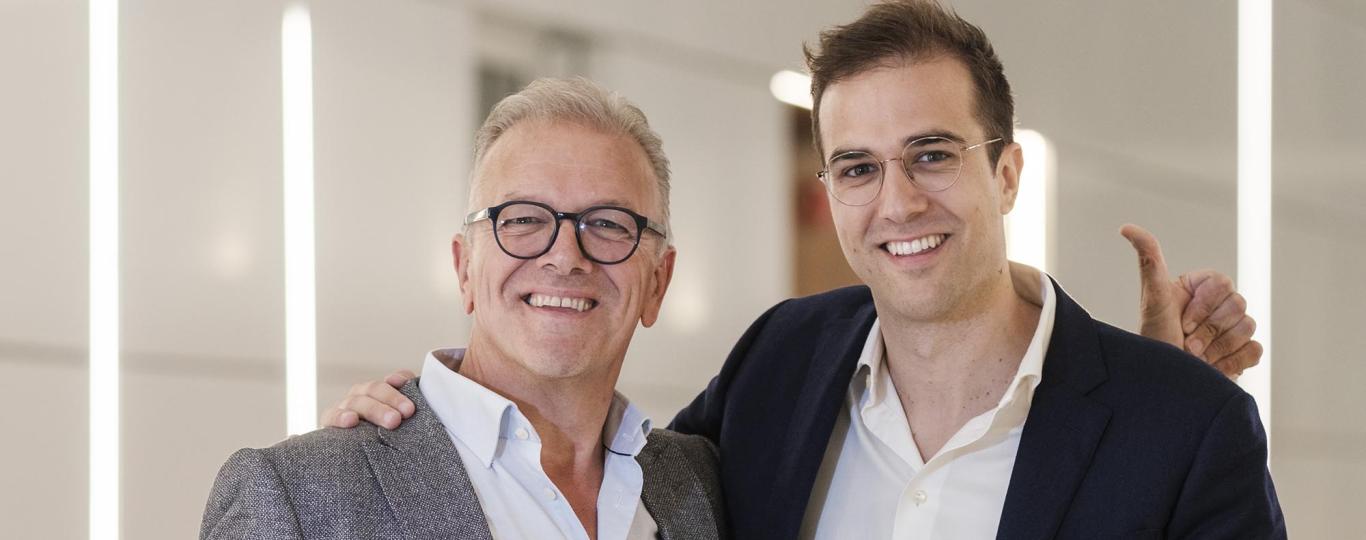 Dirk Van Eyck en zoon Karl met de Kempenaar-trofee