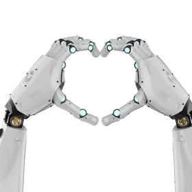 2 robothanden vortmen een hartje