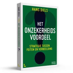 cover boek 'Het onzekerheidsvoordeel' van Hans Diels