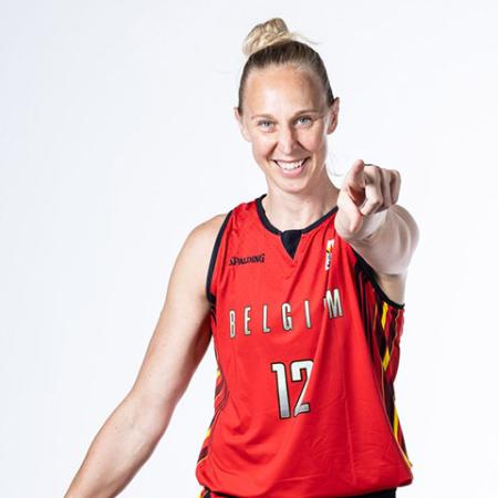 Basketbalspeelster Ann Wauters