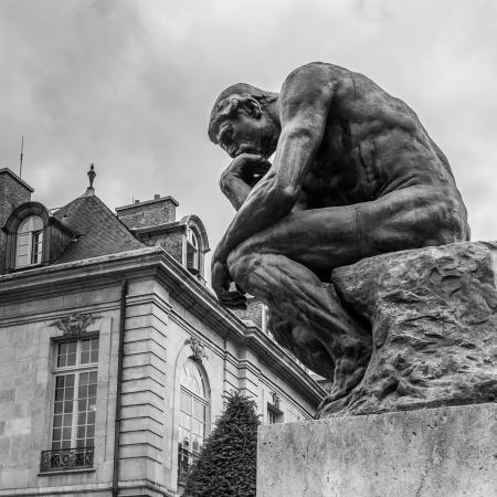 Standbeeld 'De Denker' van Rodin in Parijs