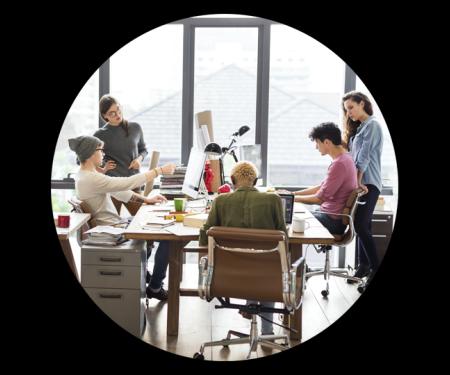 Mensen werken op een informele manier samen