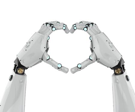 2 robothanden vortmen een hartje