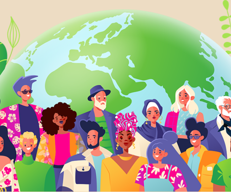 illustratie wereldbevolking