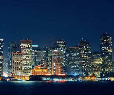 skyline San Francisco by night