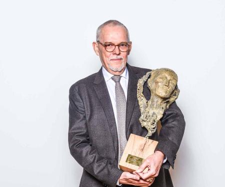 Jef Colruyt met de ETION Leadership Award 2024