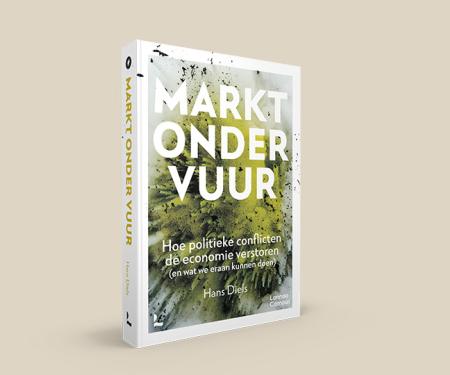 cover boek 'Markt onder vuur' van Hans Diels