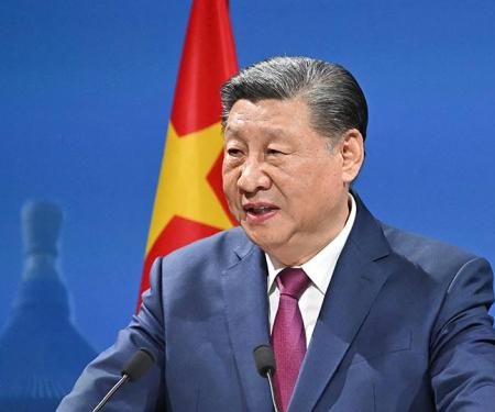 Xi Jinping in Parijs, mei 2024