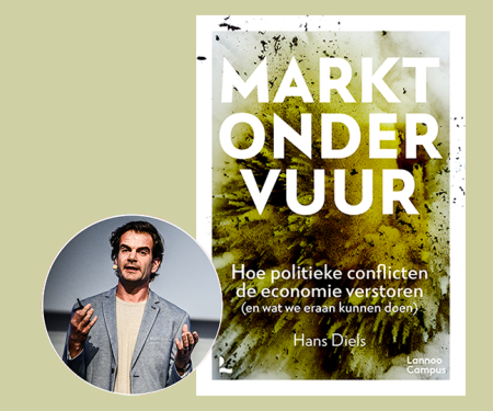 cover boek Markt onder vuur en foto van Hans Diels