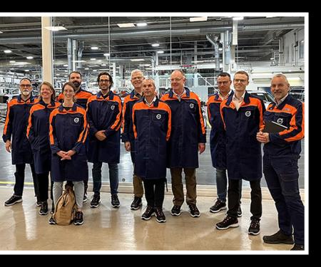 ETION-belevingstrip Zweden: groep ondernemers bij Volvo Group