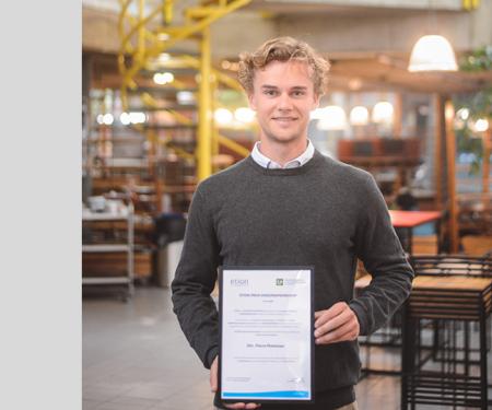 Pierre Mattelaer wint ETION Ondernemersprijs