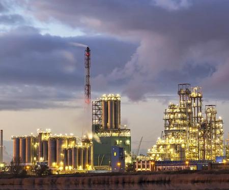 industriële activiteit in de haven van Antwerpen