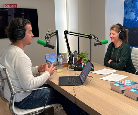 natalie van osselaer en nick van langendonck in gesprek