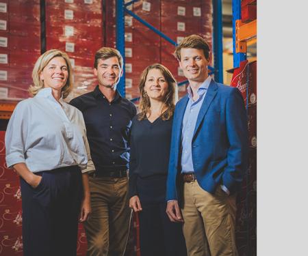 Désirée, Jerome, Lily en Georges Libeert