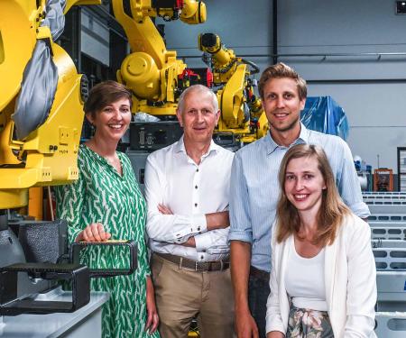 Charlotte, Wim, Justin en Valérie Matthys, Matthys Group